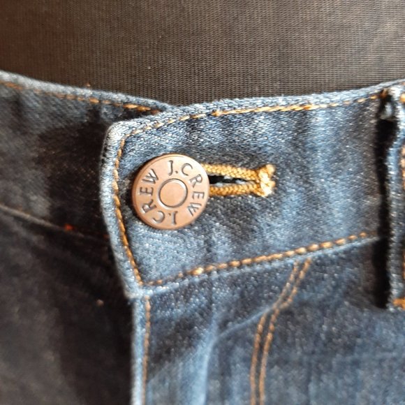 J. Crew Women's Matchstick Stretch Blue Dark Wash Mid Rise Jeans Size 27R - Picture 5 of 12
